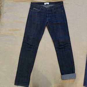 Naked & Famous Denim, Black x Grey Indigo Stretch Selvedge